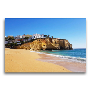 Premium Textil-Leinwand 75 x 50 cm Quer-Format Portugals traumhafte Algarve | Wandbild, HD-Bild auf Keilrahmen, Fertigbild auf hochwertigem Vlies, Leinwanddruck von Tina Bentfeld