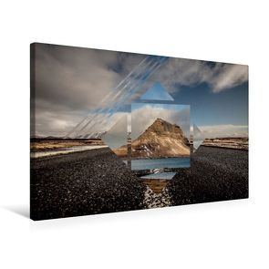 Premium Textil-Leinwand 75 x 50 cm Quer-Format Roadmountain – Polyscape Bildwelten | Wandbild, HD-Bild auf Keilrahmen, Fertigbild auf hochwertigem Vlies, Leinwanddruck von Oliver Pinkoss von Pinkoss,  Oliver