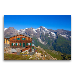 Premium Textil-Leinwand 75 x 50 cm Quer-Format Rund um den Großglockner | Wandbild, HD-Bild auf Keilrahmen, Fertigbild auf hochwertigem Vlies, Leinwanddruck von Christa Kramer