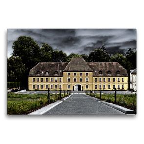 Premium Textil-Leinwand 75 x 50 cm Quer-Format Schloss Alexandersbad im Fichtelgebirge in Oberfranken | Wandbild, HD-Bild auf Keilrahmen, Fertigbild auf hochwertigem Vlies, Leinwanddruck von Flori0