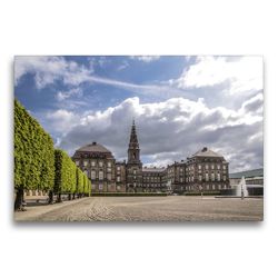 Premium Textil-Leinwand 75 x 50 cm Quer-Format Schloss Christiansborg | Wandbild, HD-Bild auf Keilrahmen, Fertigbild auf hochwertigem Vlies, Leinwanddruck von Christian Müringer