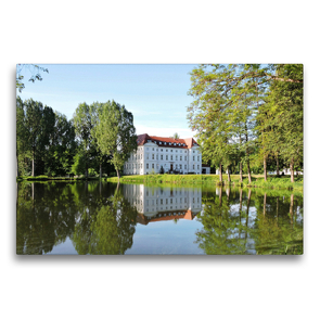 Premium Textil-Leinwand 75 x 50 cm Quer-Format Schloss Wedendorf bei Rehna | Wandbild, HD-Bild auf Keilrahmen, Fertigbild auf hochwertigem Vlies, Leinwanddruck von Markus Rein