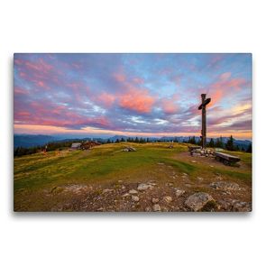 Premium Textil-Leinwand 75 x 50 cm Quer-Format Schöne Grüße aus Radstadt | Wandbild, HD-Bild auf Keilrahmen, Fertigbild auf hochwertigem Vlies, Leinwanddruck von Christa Kramer