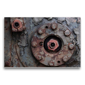 Premium Textil-Leinwand 75 x 50 cm Quer-Format Schrott: Ästhetik der Vergänglichkeit | Wandbild, HD-Bild auf Keilrahmen, Fertigbild auf hochwertigem Vlies, Leinwanddruck von N N