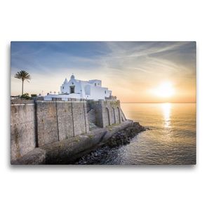 Premium Textil-Leinwand 75 x 50 cm Quer-Format Soccorso-Kirche in Forio auf Ischia | Wandbild, HD-Bild auf Keilrahmen, Fertigbild auf hochwertigem Vlies, Leinwanddruck von Christian Müringer