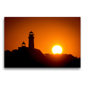 Premium Textil-Leinwand 75 x 50 cm Quer-Format Sonnenaufgang am Kap Arkona | Wandbild, HD-Bild auf Keilrahmen, Fertigbild auf hochwertigem Vlies, Leinwanddruck von Martin Wasilewski