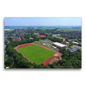 Premium Textil-Leinwand 75 x 50 cm Quer-Format Sportplatz | Wandbild, HD-Bild auf Keilrahmen, Fertigbild auf hochwertigem Vlies, Leinwanddruck von N N