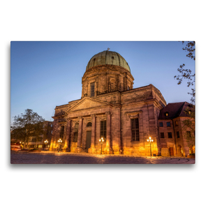 Premium Textil-Leinwand 75 x 50 cm Quer-Format St. Elisabethkirche | Wandbild, HD-Bild auf Keilrahmen, Fertigbild auf hochwertigem Vlies, Leinwanddruck von Björn Birkhahn