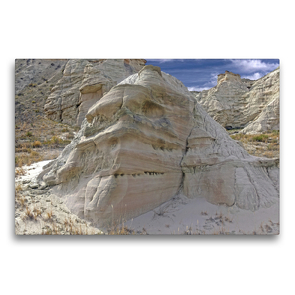 Premium Textil-Leinwand 75 x 50 cm Quer-Format Totenkopf Felsen im Grand Staircase-Escalante National Monument, Utah, Amerika | Wandbild, HD-Bild auf Keilrahmen, Fertigbild auf hochwertigem Vlies, Leinwanddruck von Markus Pitzer