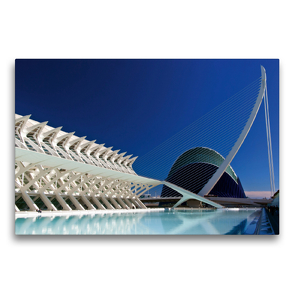 Premium Textil-Leinwand 75 x 50 cm Quer-Format Valencia | Wandbild, HD-Bild auf Keilrahmen, Fertigbild auf hochwertigem Vlies, Leinwanddruck von Andreas Schön