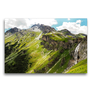 Premium Textil-Leinwand 75 x 50 cm Quer-Format Vinschgau, Südtirol | Wandbild, HD-Bild auf Keilrahmen, Fertigbild auf hochwertigem Vlies, Leinwanddruck von Fotografin Miriam Schwarzfischer