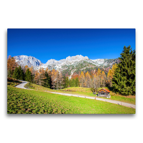 Premium Textil-Leinwand 75 x 50 cm Quer-Format Von Lungötz Spiessalm | Wandbild, HD-Bild auf Keilrahmen, Fertigbild auf hochwertigem Vlies, Leinwanddruck von Christa Kramer