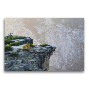 Premium Textil-Leinwand 75 x 50 cm Quer-Format Yosemite Nationalpark | Wandbild, HD-Bild auf Keilrahmen, Fertigbild auf hochwertigem Vlies, Leinwanddruck von Franziska Hoppe