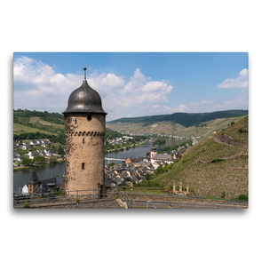 Premium Textil-Leinwand 75 x 50 cm Quer-Format Zell | Wandbild, HD-Bild auf Keilrahmen, Fertigbild auf hochwertigem Vlies, Leinwanddruck von Peter Schickert