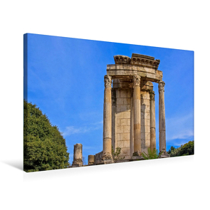 Premium Textil-Leinwand 750 x 500 cm Quer-Format Tempel der Vesta auf dem Forum Romanum in Rom | Wandbild, HD-Bild auf Keilrahmen, Fertigbild auf hochwertigem Vlies, Leinwanddruck von Elisabeth Schittenhelm