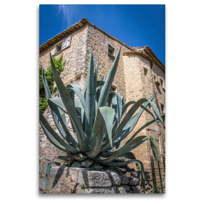 Premium Textil-Leinwand 80 x 120 cm Hoch-Format Abbaye Saint Hillaire im Luberon, Provence, Frankreich | Wandbild, HD-Bild auf Keilrahmen, Fertigbild auf hochwertigem Vlies, Leinwanddruck von Christian Müringer