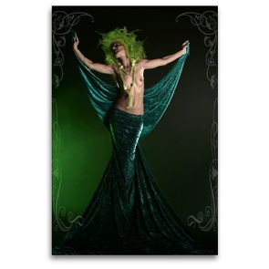 Premium Textil-Leinwand 80 x 120 cm Hoch-Format Grüner Zauber | Wandbild, HD-Bild auf Keilrahmen, Fertigbild auf hochwertigem Vlies, Leinwanddruck von Stefan Weis
