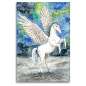 Premium Textil-Leinwand 800 x 1200 cm Hoch-Format Pegasus | Wandbild, HD-Bild auf Keilrahmen, Fertigbild auf hochwertigem Vlies, Leinwanddruck von Sandra Steinke