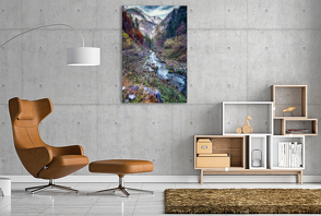 Premium Textil-Leinwand 800 x 1200 cm Hoch-Format im Nationalpark Gesäuse | Wandbild, HD-Bild auf Keilrahmen, Fertigbild auf hochwertigem Vlies, Leinwanddruck von Gerhard Haupt