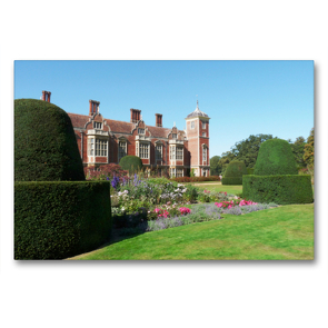 Premium Textil-Leinwand 90 x 60 cm Quer-Format Blickling Hall and Gardens, Norfolk, England | Wandbild, HD-Bild auf Keilrahmen, Fertigbild auf hochwertigem Vlies, Leinwanddruck von Gisela Kruse