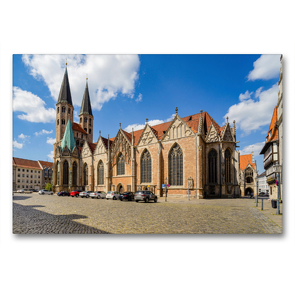 Premium Textil-Leinwand 90 x 60 cm Quer-Format Braunschweig Impressionen | Wandbild, HD-Bild auf Keilrahmen, Fertigbild auf hochwertigem Vlies, Leinwanddruck von Dirk Meutzner