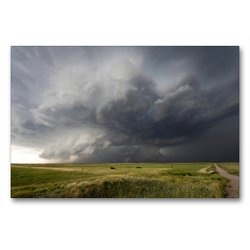 Premium Textil-Leinwand 90 x 60 cm Quer-Format Colorado HP Supercell | Wandbild, HD-Bild auf Keilrahmen, Fertigbild auf hochwertigem Vlies, Leinwanddruck von N N