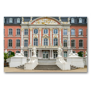 Premium Textil-Leinwand 90 x 60 cm Quer-Format Das Kurfürstliche Palais in Trier | Wandbild, HD-Bild auf Keilrahmen, Fertigbild auf hochwertigem Vlies, Leinwanddruck von Peter Schickert