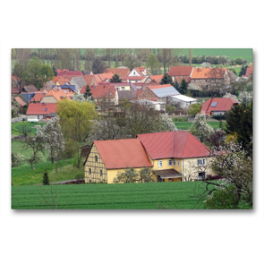 Premium Textil-Leinwand 90 x 60 cm Quer-Format Donndorf | Wandbild, HD-Bild auf Keilrahmen, Fertigbild auf hochwertigem Vlies, Leinwanddruck von Flori0