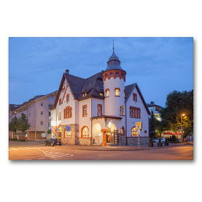 Premium Textil-Leinwand 90 x 60 cm Quer-Format Ehemals Bierbrauerei Löwenbräu Gebäude | Wandbild, HD-Bild auf Keilrahmen, Fertigbild auf hochwertigem Vlies, Leinwanddruck von Liselotte Brunner-Klaus