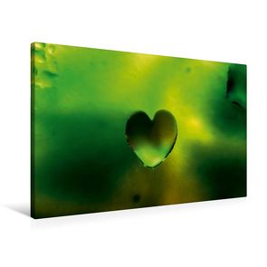 Premium Textil-Leinwand 90 x 60 cm Quer-Format Herztröpfli | Wandbild, HD-Bild auf Keilrahmen, Fertigbild auf hochwertigem Vlies, Leinwanddruck von NUPHO – Nihat Uysal Photography von - Nihat Uysal Photography,  NUPHO