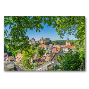 Premium Textil-Leinwand 90 x 60 cm Quer-Format Hohnsteiner Impressionen -Sächsische Schweiz | Wandbild, HD-Bild auf Keilrahmen, Fertigbild auf hochwertigem Vlies, Leinwanddruck von NJ