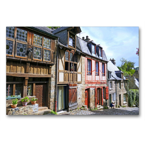 Premium Textil-Leinwand 90 x 60 cm Quer-Format In Dinan | Wandbild, HD-Bild auf Keilrahmen, Fertigbild auf hochwertigem Vlies, Leinwanddruck von Christine B-B Müller