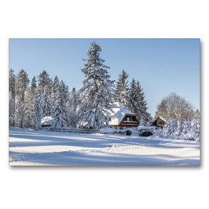 Premium Textil-Leinwand 90 x 60 cm Quer-Format Kienberg | Wandbild, HD-Bild auf Keilrahmen, Fertigbild auf hochwertigem Vlies, Leinwanddruck von H. Butschkus