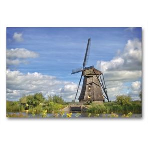 Premium Textil-Leinwand 90 x 60 cm Quer-Format Molen | Wandbild, HD-Bild auf Keilrahmen, Fertigbild auf hochwertigem Vlies, Leinwanddruck von Matthias Schaefgen