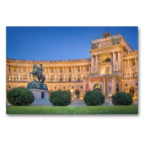 Premium Textil-Leinwand 90 x 60 cm Quer-Format Neue Burg | Wandbild, HD-Bild auf Keilrahmen, Fertigbild auf hochwertigem Vlies, Leinwanddruck von Karl Heindl