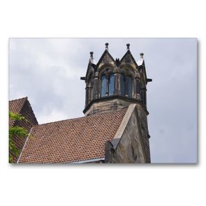 Premium Textil-Leinwand 90 x 60 cm Quer-Format Reformierte evangelische Kirche | Wandbild, HD-Bild auf Keilrahmen, Fertigbild auf hochwertigem Vlies, Leinwanddruck von kattobello