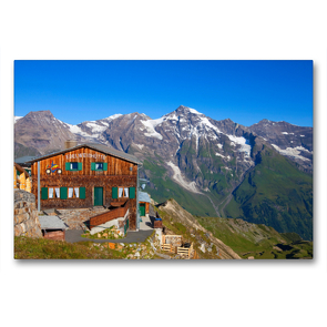 Premium Textil-Leinwand 90 x 60 cm Quer-Format Rund um den Großglockner | Wandbild, HD-Bild auf Keilrahmen, Fertigbild auf hochwertigem Vlies, Leinwanddruck von Christa Kramer