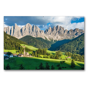 Premium Textil-Leinwand 90 x 60 cm Quer-Format Santa Maddalena | Wandbild, HD-Bild auf Keilrahmen, Fertigbild auf hochwertigem Vlies, Leinwanddruck von Sascha Ferrari