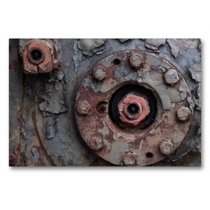 Premium Textil-Leinwand 90 x 60 cm Quer-Format Schrott: Ästhetik der Vergänglichkeit | Wandbild, HD-Bild auf Keilrahmen, Fertigbild auf hochwertigem Vlies, Leinwanddruck von N N