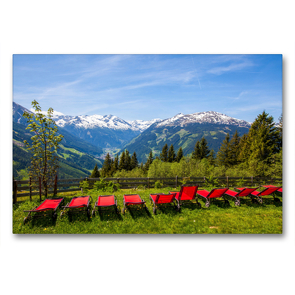 Premium Textil-Leinwand 90 x 60 cm Quer-Format Setz dich nieder und werde ruhig | Wandbild, HD-Bild auf Keilrahmen, Fertigbild auf hochwertigem Vlies, Leinwanddruck von Christa Kramer