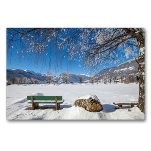 Premium Textil-Leinwand 90 x 60 cm Quer-Format Setz dich nieder und werde ruhig | Wandbild, HD-Bild auf Keilrahmen, Fertigbild auf hochwertigem Vlies, Leinwanddruck von Christa Kramer