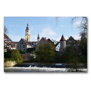 Premium Textil-Leinwand 90 x 60 cm Quer-Format Stadtansicht | Wandbild, HD-Bild auf Keilrahmen, Fertigbild auf hochwertigem Vlies, Leinwanddruck von Karin Sigwarth