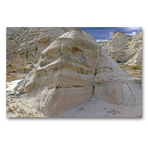 Premium Textil-Leinwand 90 x 60 cm Quer-Format Totenkopf Felsen im Grand Staircase-Escalante National Monument, Utah, Amerika | Wandbild, HD-Bild auf Keilrahmen, Fertigbild auf hochwertigem Vlies, Leinwanddruck von Markus Pitzer