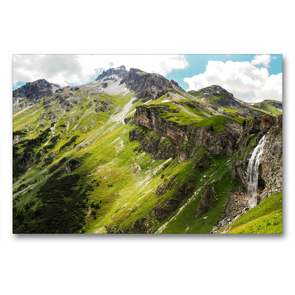 Premium Textil-Leinwand 90 x 60 cm Quer-Format Vinschgau, Südtirol | Wandbild, HD-Bild auf Keilrahmen, Fertigbild auf hochwertigem Vlies, Leinwanddruck von Fotografin Miriam Schwarzfischer