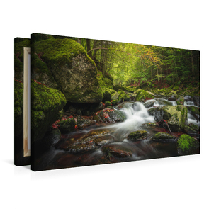 Premium Textil-Leinwand 900 x 600 cm Quer-Format Wildbachklamm Buchberger Leite | Wandbild, HD-Bild auf Keilrahmen, Fertigbild auf hochwertigem Vlies, Leinwanddruck von Fotografie Thilo Wagner