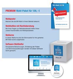 Betriebsratswahl 2018: PREMIUM Wahlpaket zur Betriebsratswahl 2018 – Wahlsoftware, Wahlurne, Wahlposter, Wahlhotline – Praktische Hilfsmittel für Ihre Wahl