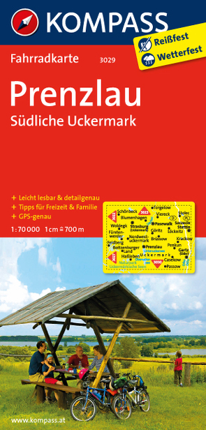 KOMPASS Fahrradkarte Prenzlau – Südliche Uckermark von KOMPASS-Karten GmbH