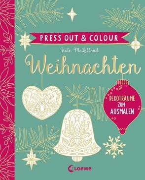 Press Out & Colour – Weihnachten von McLelland,  Kate