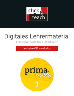 prima.nova Latein lernen / prima.nova click & teach 1 Box von Biermann,  Martin, Czimmek,  Roswitha, Kammerer,  Andrea, Köhne,  Ingo, Lücker,  Anja, Müller,  Christian, Müller,  Stefan, Sucharski,  Antje, Utz,  Clement