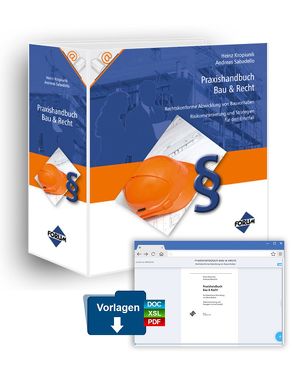 Print plus – Ausgabe Praxishandbuch Bau & Recht (Print-Ausgabe + E-Book) von Heinz,  Kropiunik